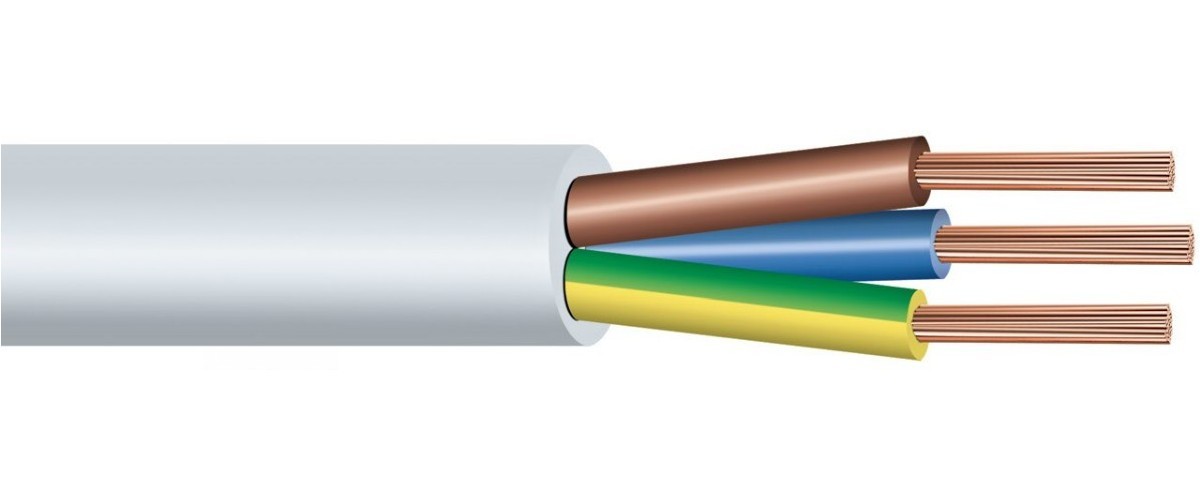 Kabel flexibilní CYSY H05VV-F 3G0,75 metráž