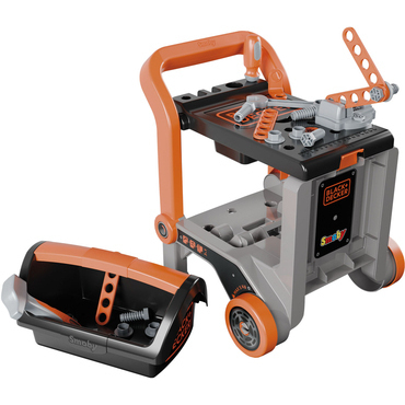 Dílenský vozík s boxem na nářadí B&D