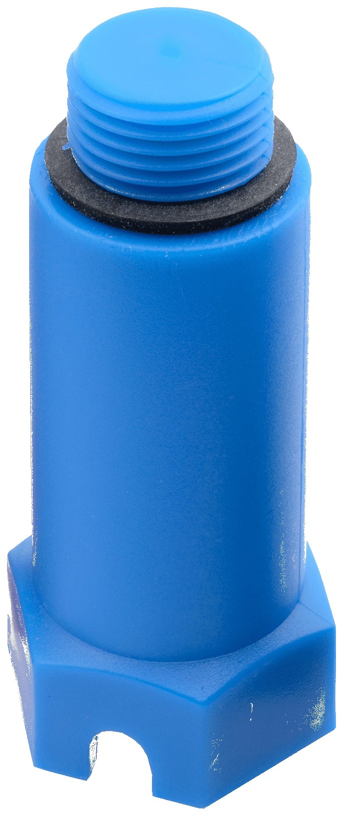 Zátka montážní PP-R dlouhá 3/4" modrá