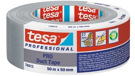 Páska opravná Tesa 74613 Duct tape 50 mm/50 m černá