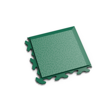 Dlaždice rohová B Fortelock Machine invisible hadí kůže GREEN
