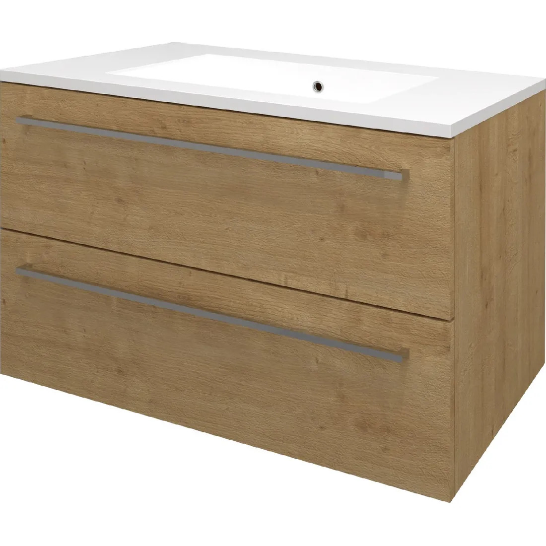 Skříňka s umyvadlem EBS Pure Slim 810×550×460 mm dub Arlington PURESL81DA