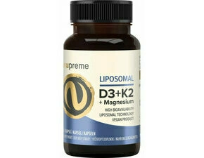 NUPREME Liposomal Vitamín D3 + K2 30 kapslí