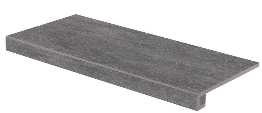 Tvarovka schodová Rako Kaamos 40×80 cm černá DAKSE588