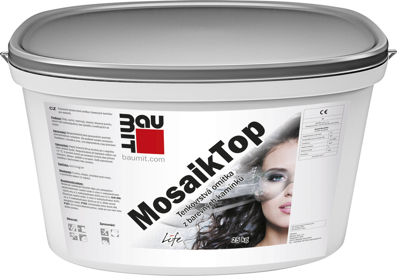 Omítka dekorativní Baumit MosaikTop Essential Line 2 mm 25 kg