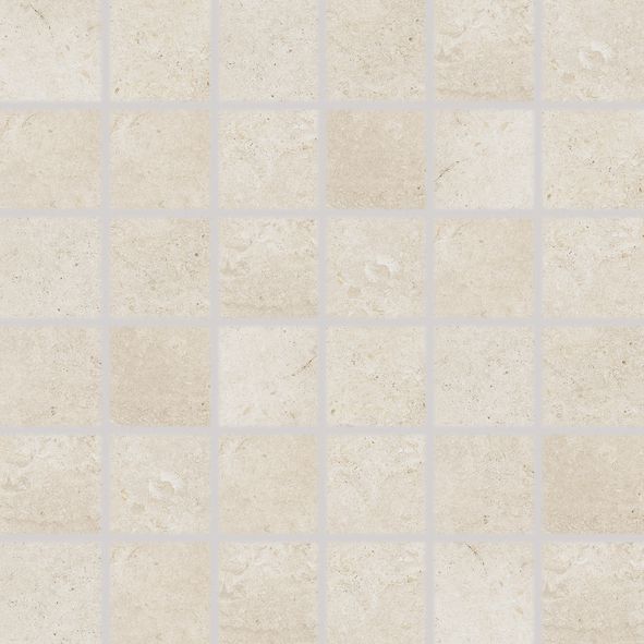 Mozaika Rako Limestone 5×5 cm (set 30×30 cm) béžová DDM06801