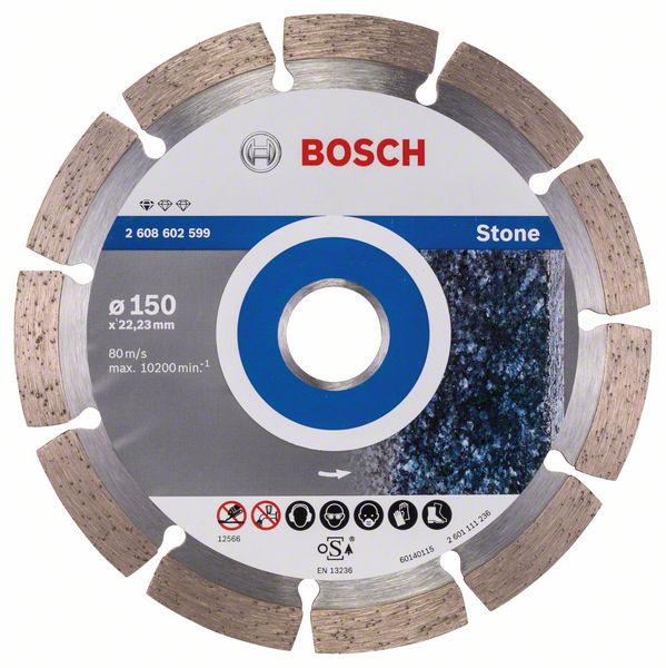 Kotouč DIA Bosch Standard for Stone 150×22,23×2×10 mm