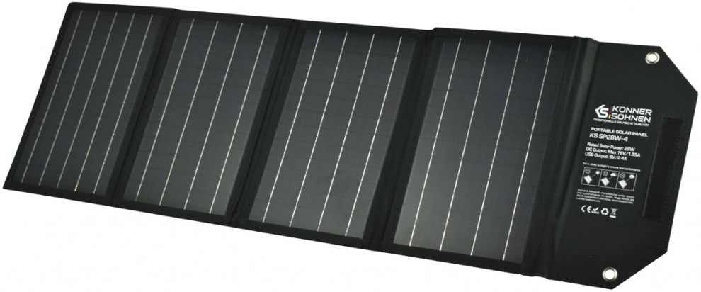 Panel solární přenosný Könner & Söhnen KS SP28W-4