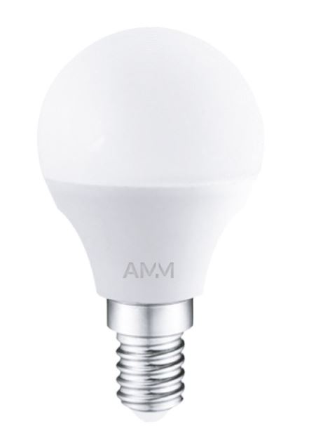 Žárovka LED AMM E14 4,9 W G45