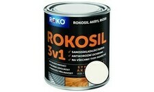 Barva samozákladující Rokosil akryl 3v1 RK 300 bílá 0,6 l