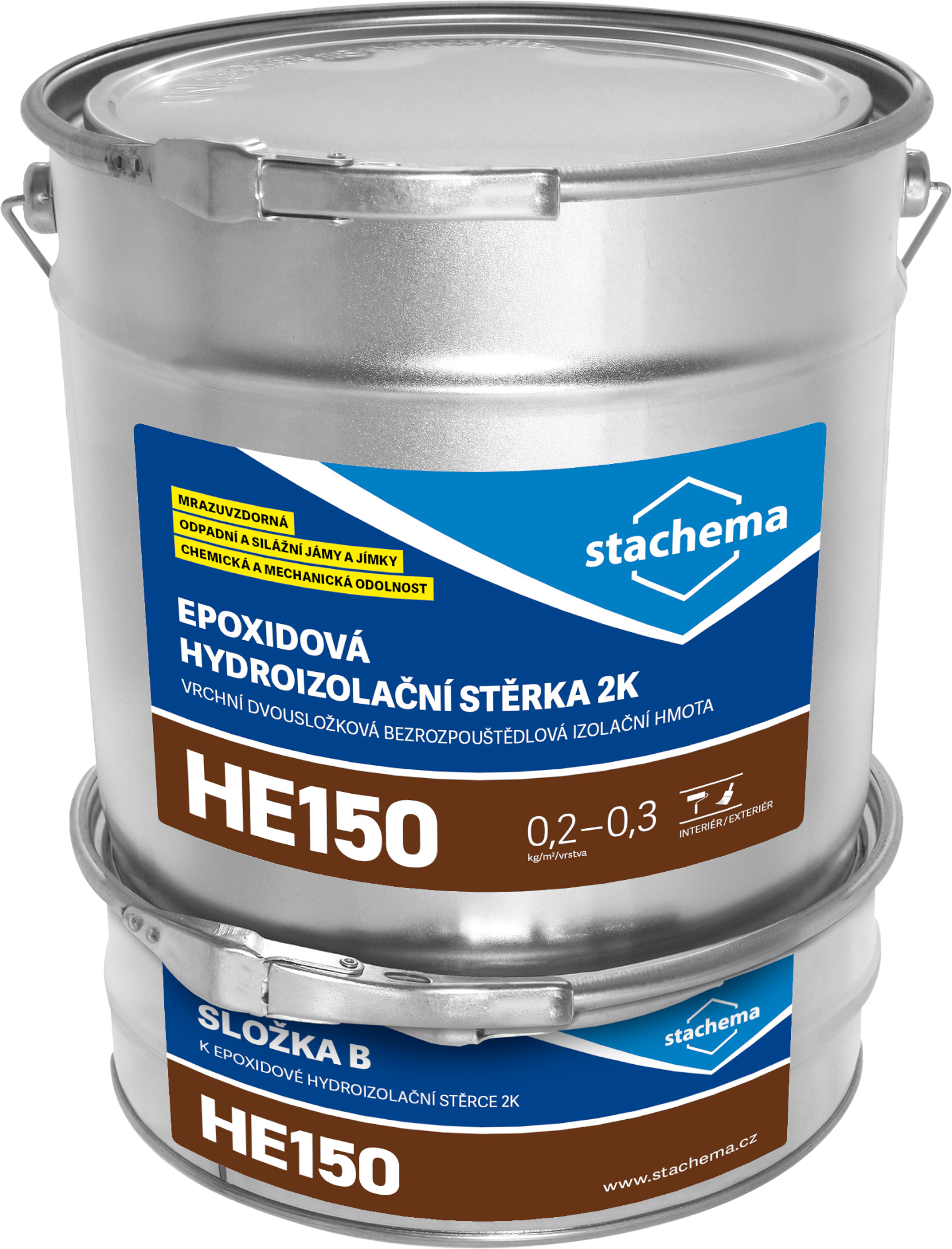 Nátěr izolační epoxidový Stachema HE150 2K , 10 kg