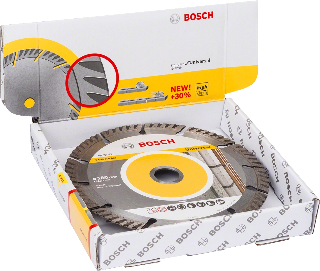 Kotouč DIA Bosch Standard for Uni. 180×22,23×2,4×10 mm 10 ks