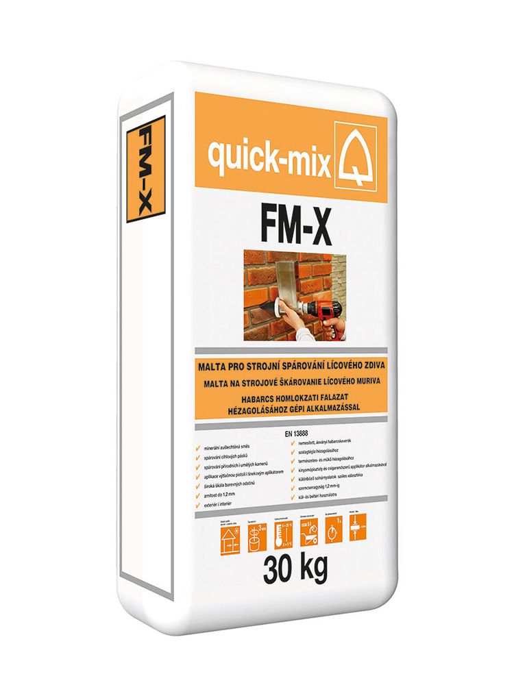 Hmota spárovací Quick-mix FMX černá 30 kg