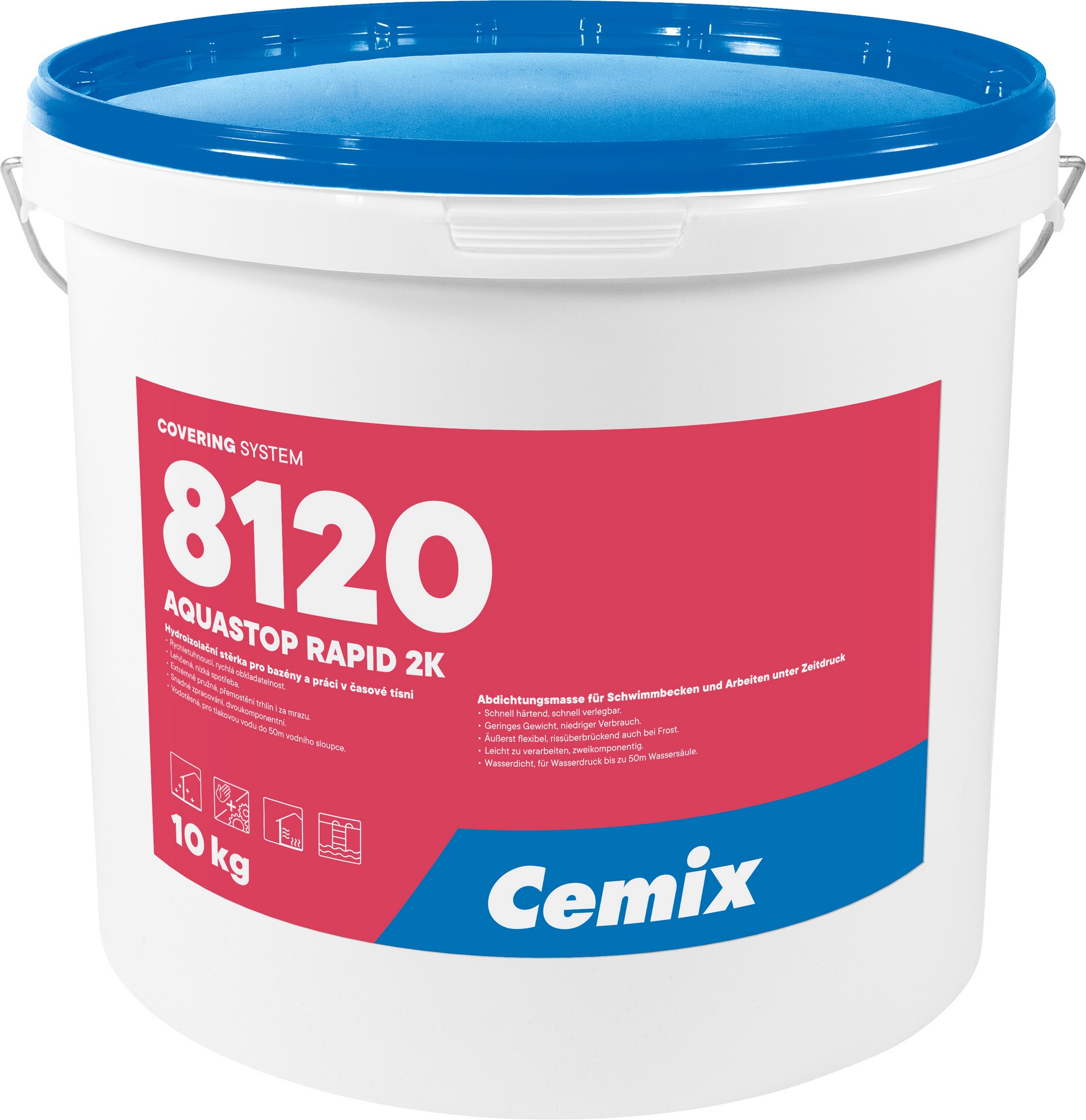 Hmota hydroizolační Cemix 8120 AQUASTOP RAPID 2K 10 kg