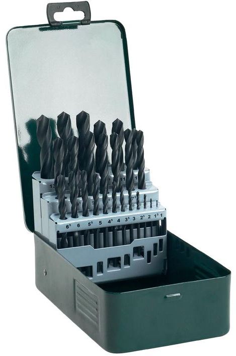 Sada vrtáků do kovu Bosch HSS-R DIN 338 1–13 mm 25 ks