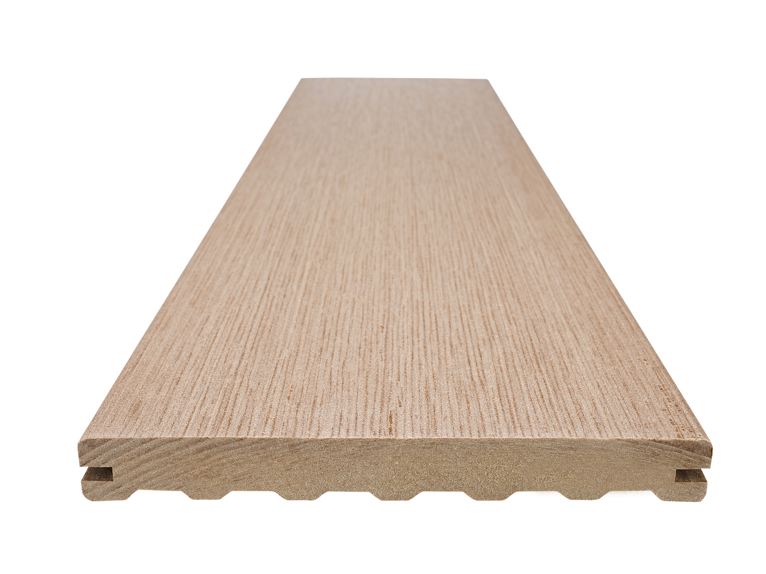 Prkno terasové Woodplastic RUSTIC MAX teak 22×195×4000 mm