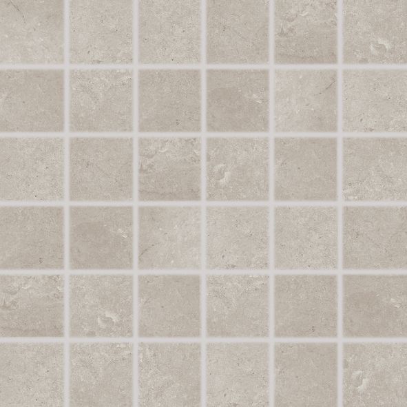 Mozaika Rako Limestone 5×5 cm (set 30×30 cm) béžovošedá DDM06802