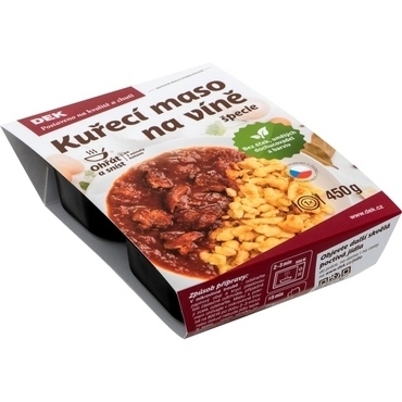 Kuřecí na víně se špeclemi