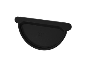 Čelo žlabu s těsněním DEKRAIN COLORDUR 330 RAL 9005 černá