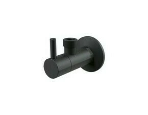 Ventil rohový Alca ARV003-BLACK 1/2"×1/2" s filtrem černá-mat