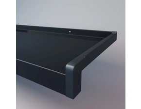 Parapet venkovní hliníkový Paramont š. 180 mm antracit