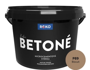 Stěrka dekorativní Roko Betoné P89 Biscuit 7 kg