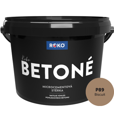 Stěrka dekorativní Roko Betoné P89 Biscuit 7 kg
