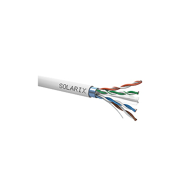 Kabel instalační Solarix CAT6 FTP stíněný PVC 500 m/bal.
