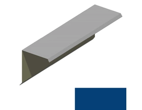 Ukončení pultové střechy RS312S-75 SP 25 RAL 5010 modrá