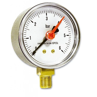 Manometr spodní 63 mm 1/4" 0–4 bar