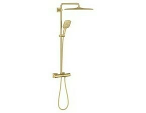 Systém sprchový termostatický Grohe Rainshower SmartActive 310 Cube kartáčovaný Cool Sunrise