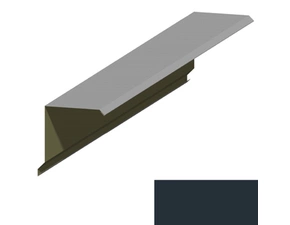 Lemování okraje RS312Q SP 25 s okapnicí RAL 7016 antracitově šedá