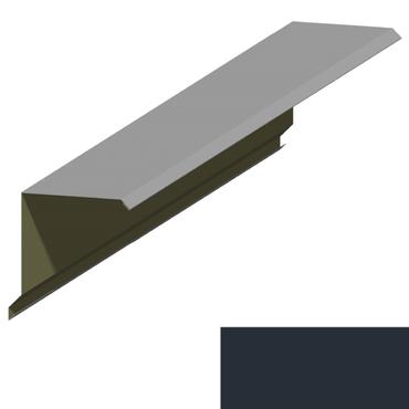 Lemování okraje RS312Q SP 25 s okapnicí RAL 7016 antracitově šedá