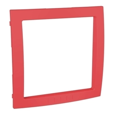 Rámeček dekorativní Schneider Electric Unica Colors rojo