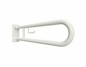 Úchyt sklopný ve tvaru U Bemeta Help s držákem TP 813 mm bez krytky bílá