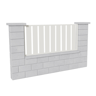 Výplň plotová DEKMETAL STECCA 2W690 pure white