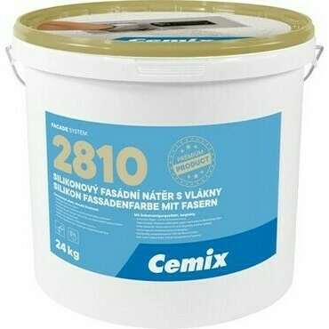 Barva fasádní silikonová s vlákny Cemix 2810 24 kg