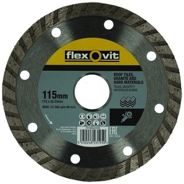 Kotouč řezný DIA Flexovit CR Turbo 115×22,23×7 mm