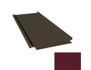 Krytina plechová LINEDEK 485 Rib SP 25 LESK 2R036 vínová Cut