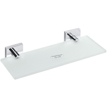 Polička skleněná Bemeta Beta chrom