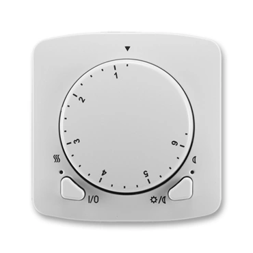 Termostat univerzální otočný ABB Tango šedá