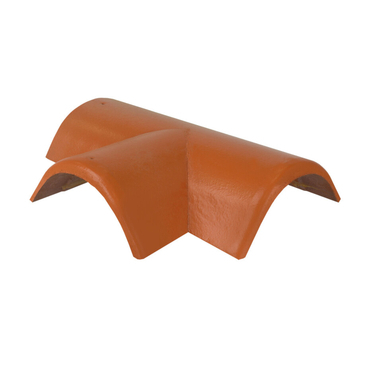 Hřebenáč rozdělovací levý T220 Bramac Protector se dvěma příchytkami cihlově červená