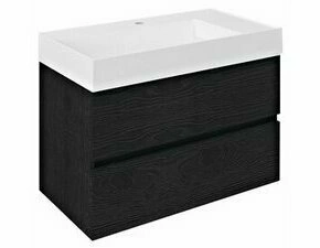 Skříňka umyvadlová 820×500×435 mm dub černý DT085-1818
