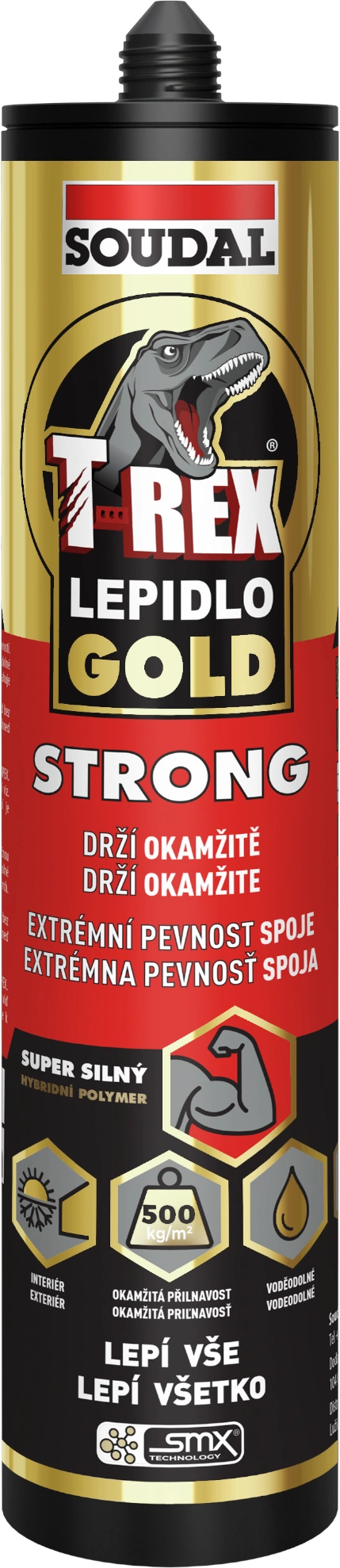 SOUDAL Lepidlo montážní Soudal T-REX GOLD STRONG 290 ml