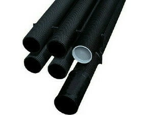 Chránička korugovaná pevná Fränkische Kabuflex černá 120 mm 6 m