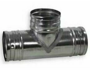 Potrubí odbočka T-kus Regulus 100/100 mm ocel