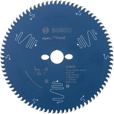 Kotouč pilový Bosch Expert for Wood 254×30×2,6 mm 80 z.