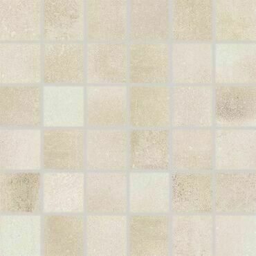 Mozaika Rako Via 5×5 cm (set 30×30 cm) světle béžová DDM05710