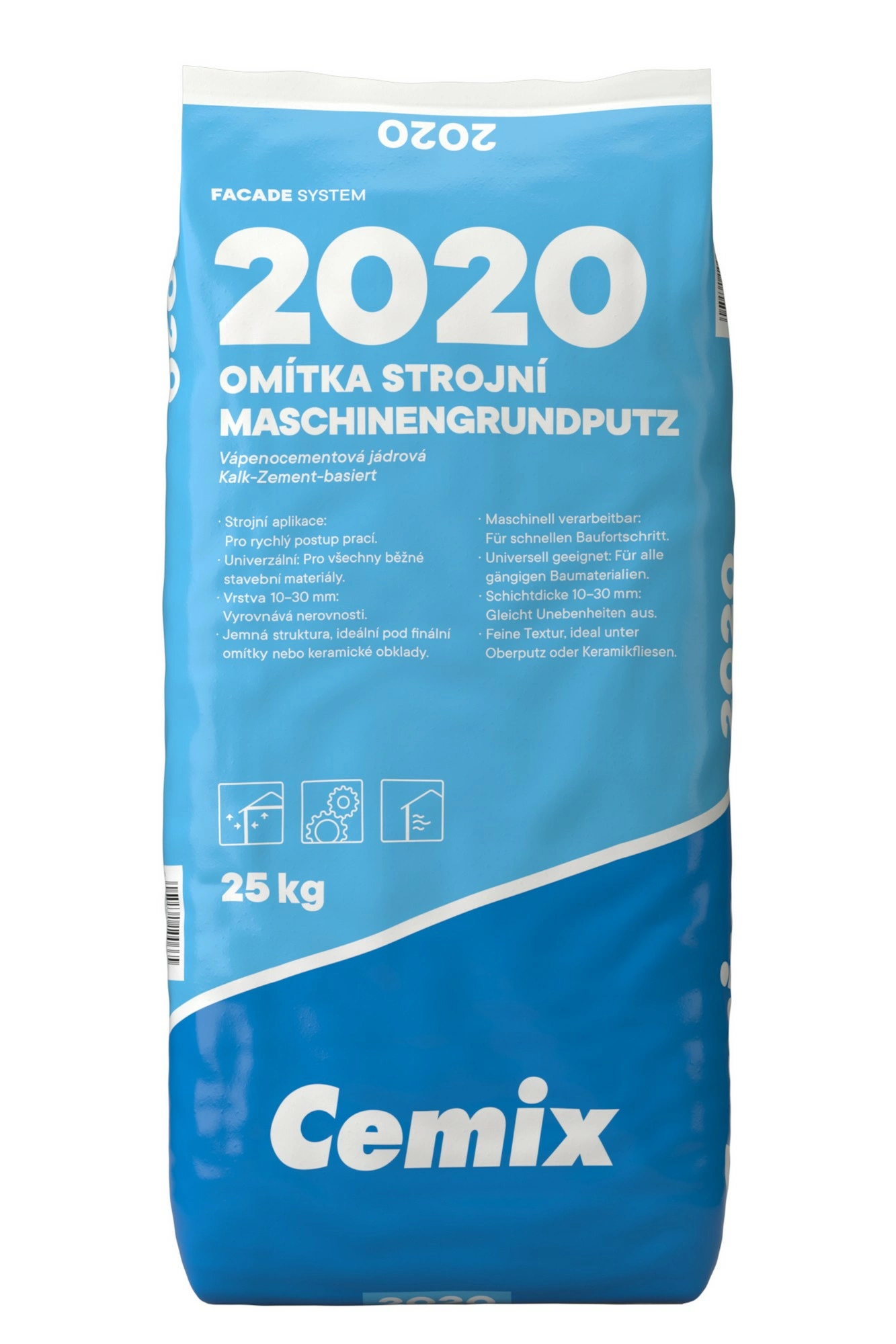 CEMIX Omítka jádrová Cemix 2020 strojní 25 kg