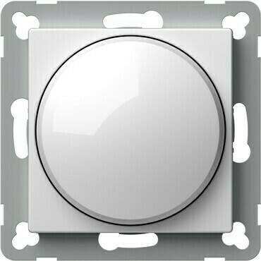 Stmívač otočný TEM Logiq bílá